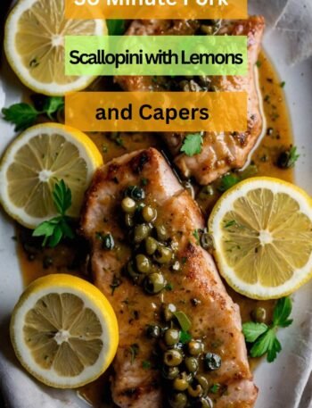 30 Minute Pork Scallopini with Lemons and Capers