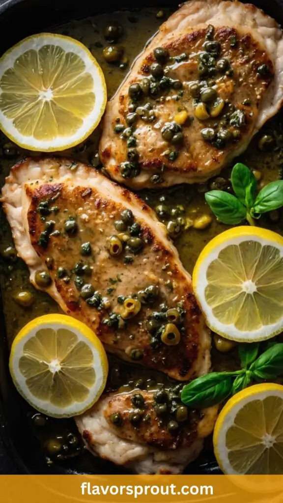 30 Minute Pork Scallopini with Lemons and Capers Recipe