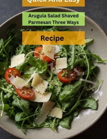 Arugula Salad Shaved Parmesan