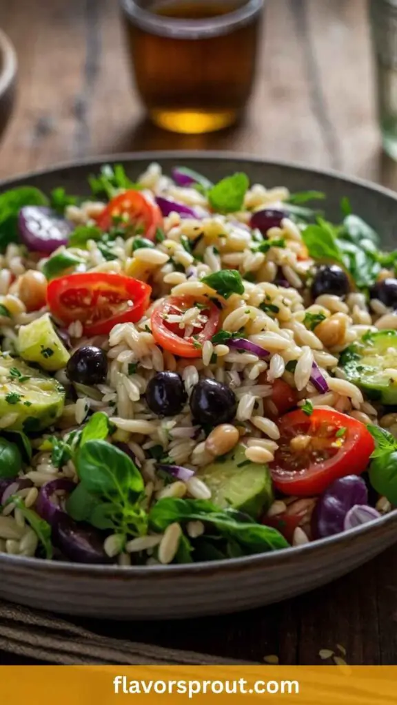 How to Make Mediterranean Orzo Salad