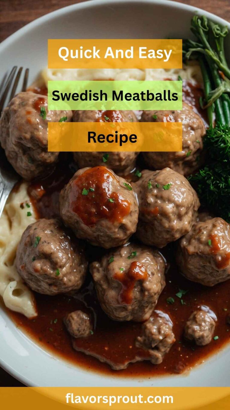 Swedish Meatballs - Flavor Sprout