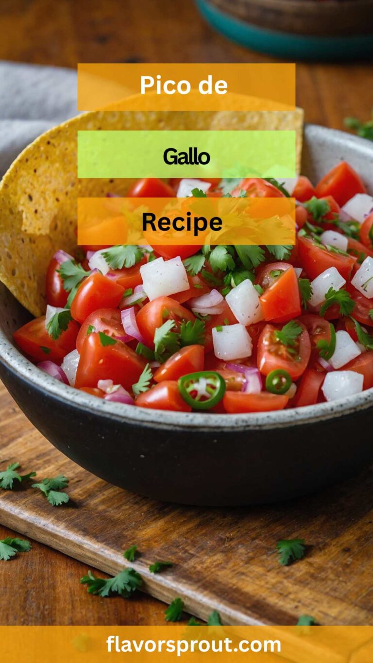 Pico de Gallo – Flavor Sprout
