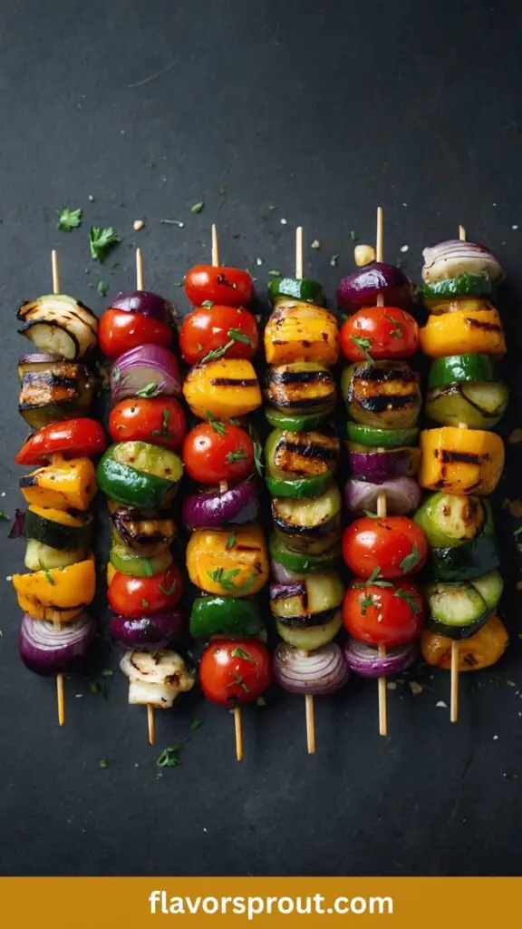 How to make Grilled Vegetable Skewers 
