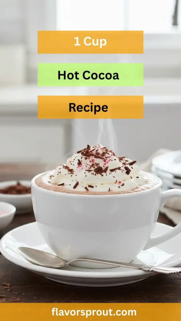 1 Cup Hot Cocoa Recipe