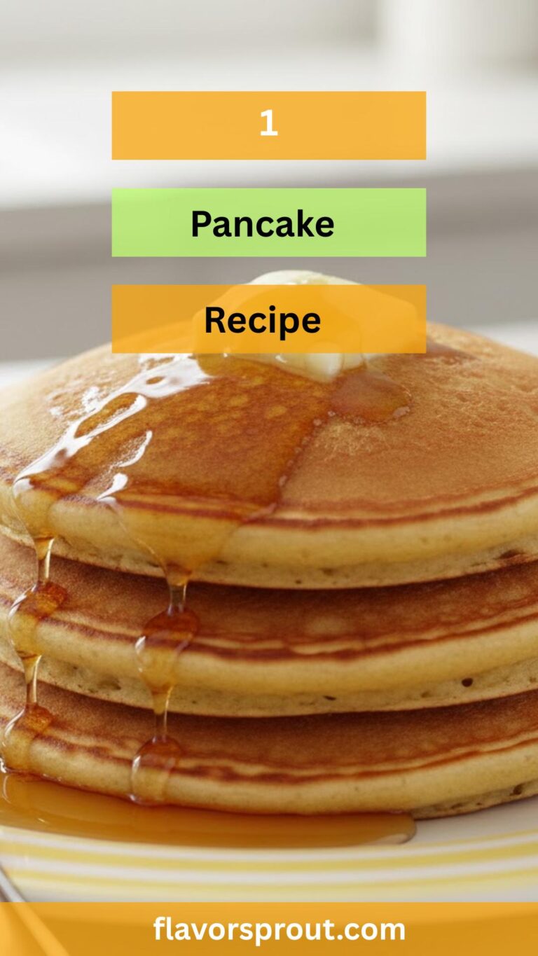 1 Pancake recipe - Flavor Sprout