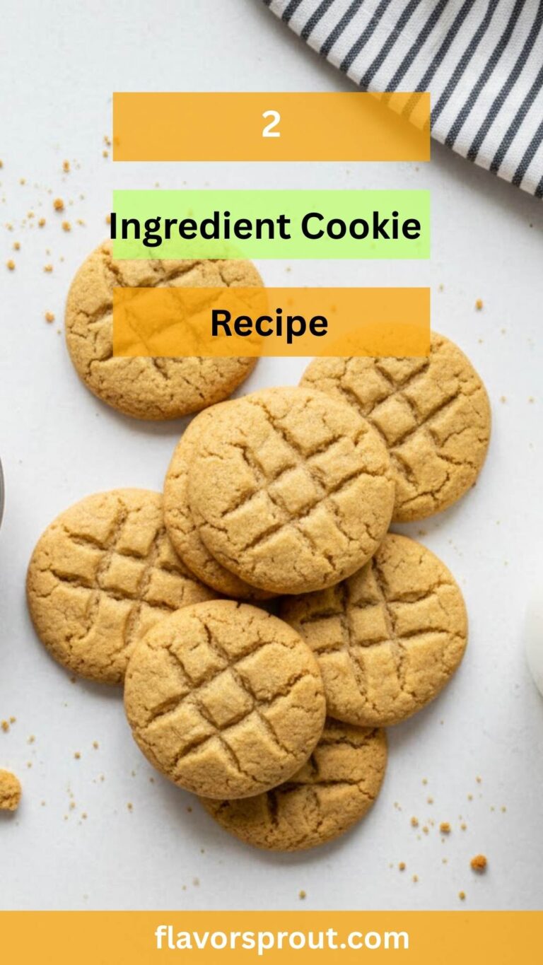 2 Ingredient Cookie Recipe - Flavor Sprout
