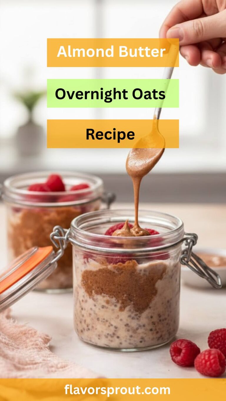 Almond Butter Overnight Oats Recipe – Flavor Sprout