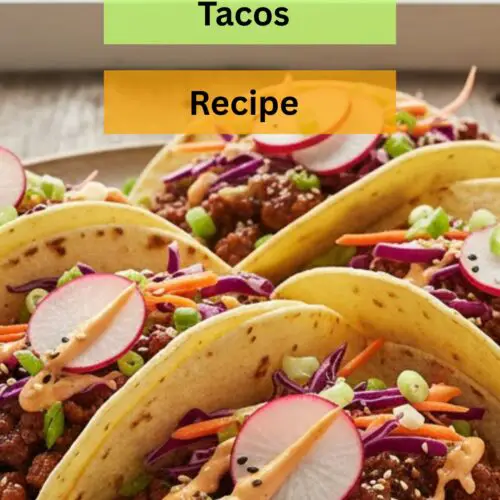Asian Tacos Recipe