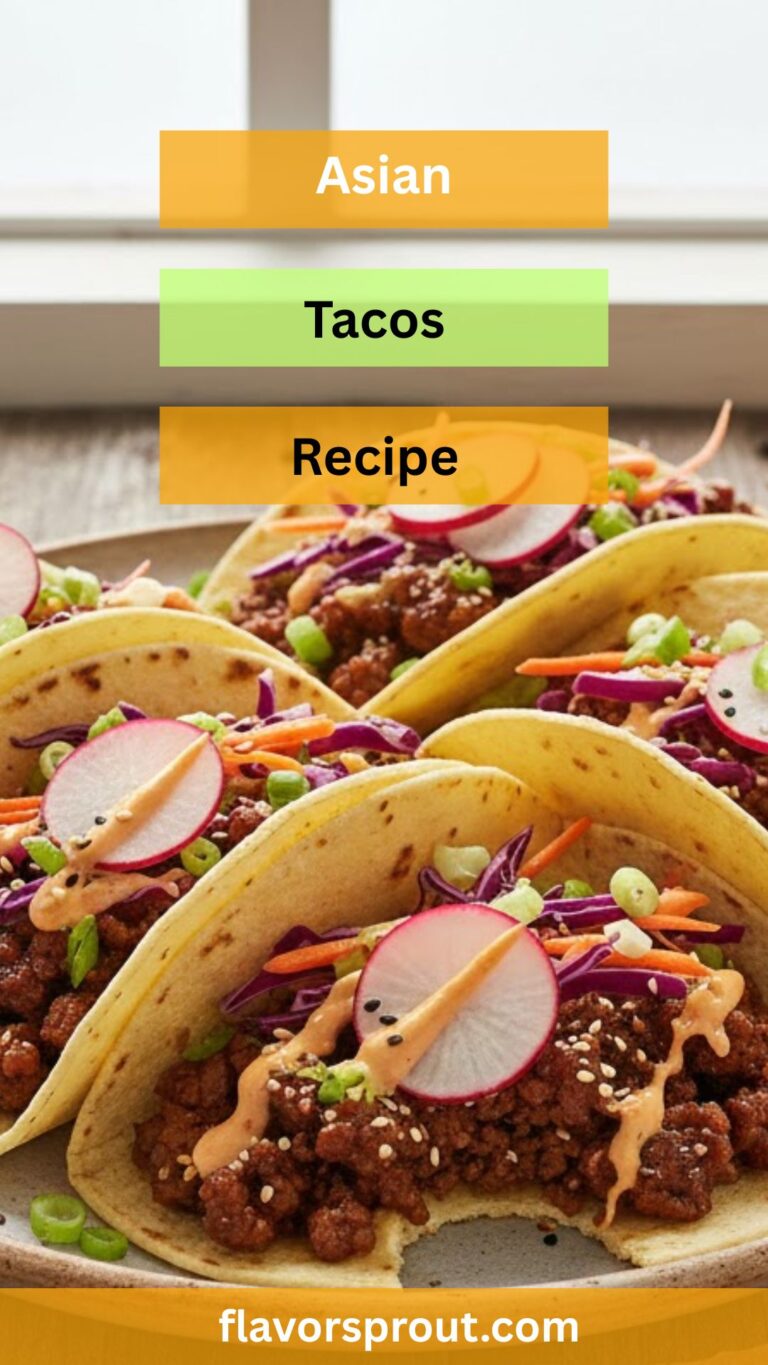 Asian Tacos Recipe - Flavor Sprout