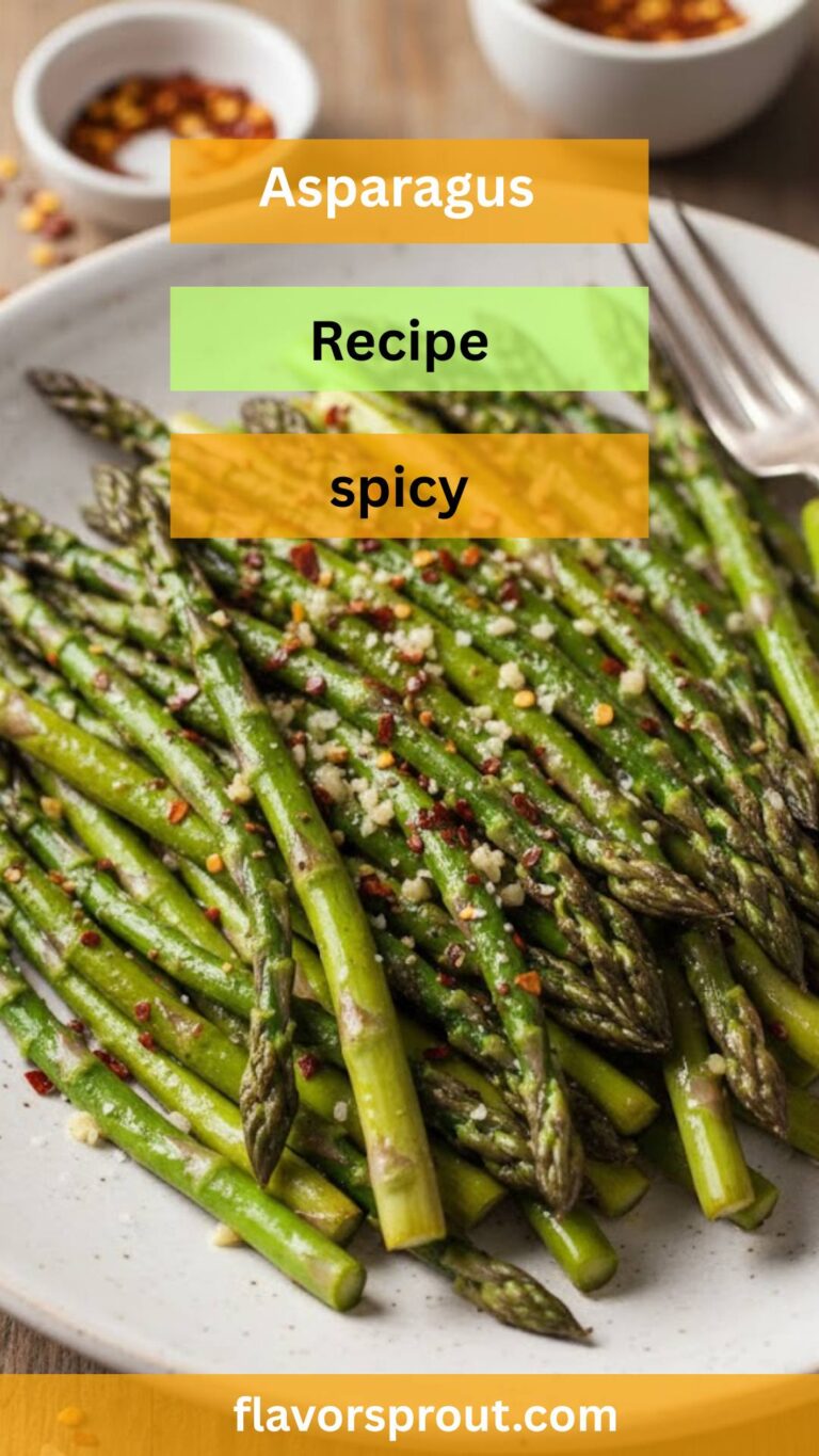 Asparagus Recipe spicy - Flavor Sprout