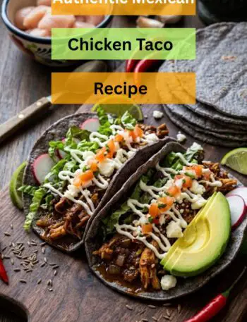 Authentic Mexican Chicken Taco Recipe