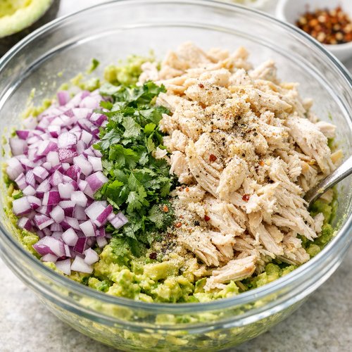 Step 4: Add the Aromatics and Chicken