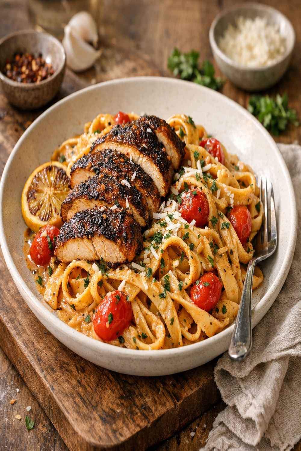 Blackened Pasta Recipe