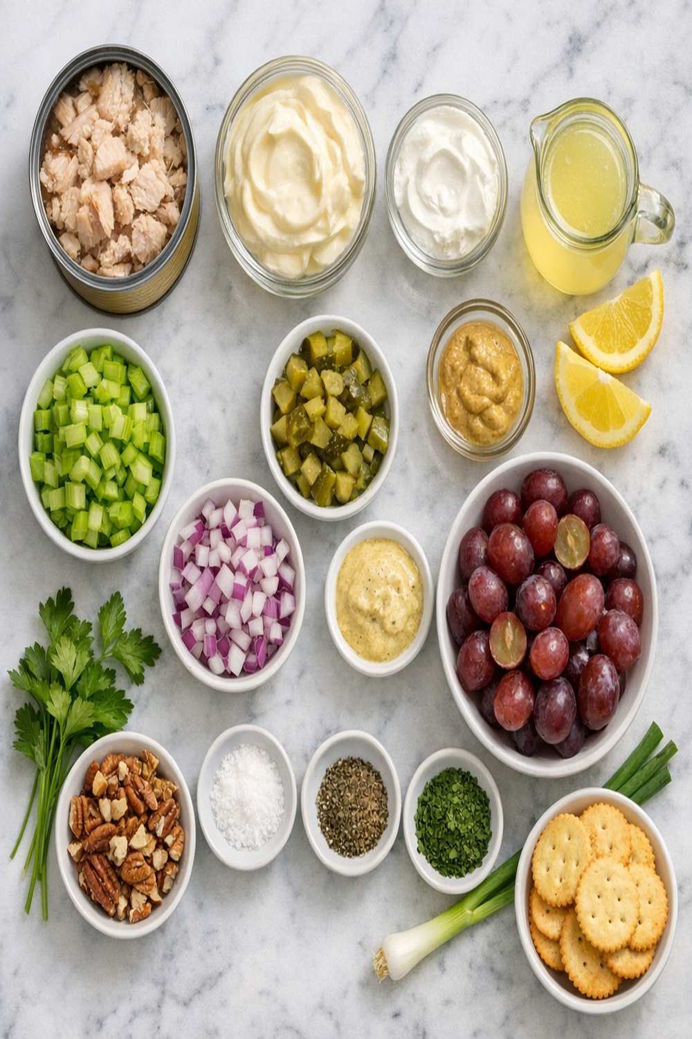 Canned Chicken Salad Recipe ingredients