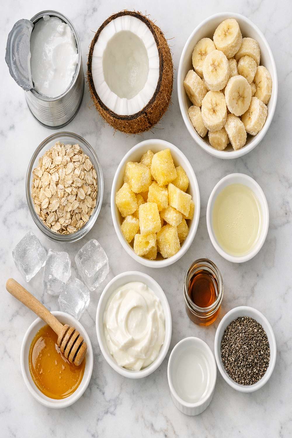 Canned Coconut Milk Smoothie Recipe ingredients