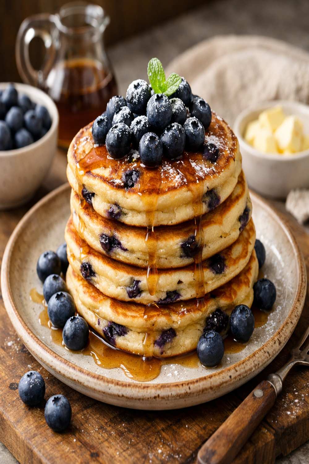 Easy Blueberry Pancakes Recipe