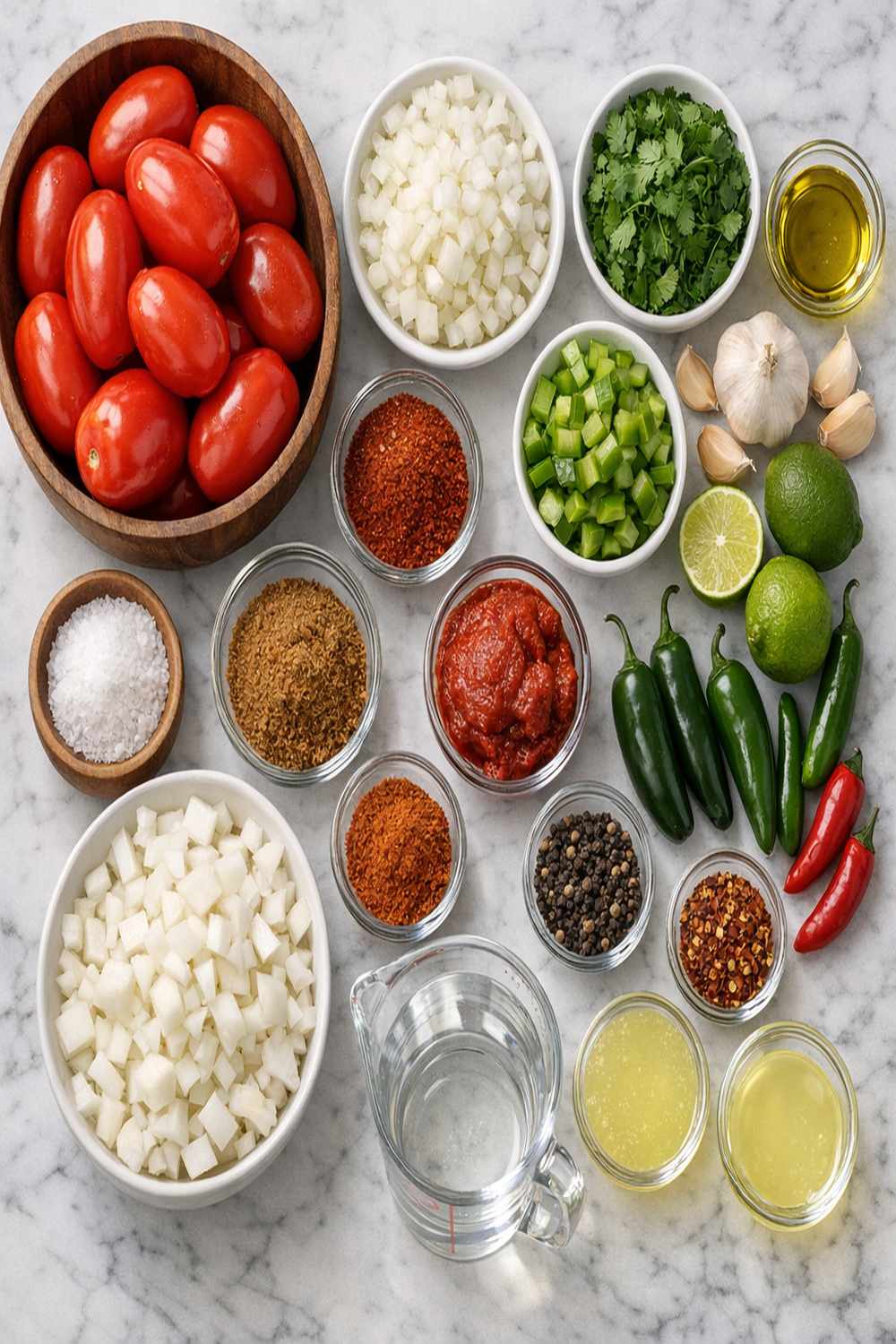 Homemade Salsa To Can Recipe ingredients