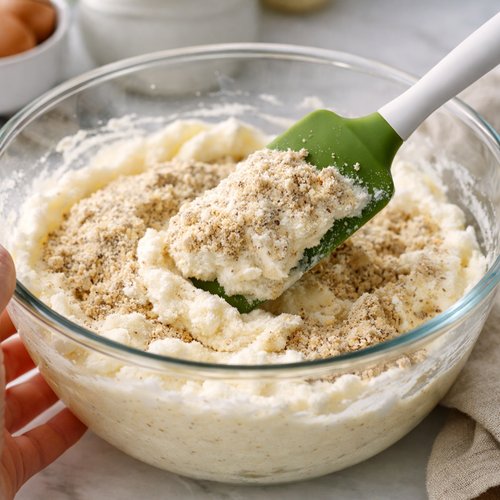 Step 4: Fold the Dry Ingredients Into the Eggs